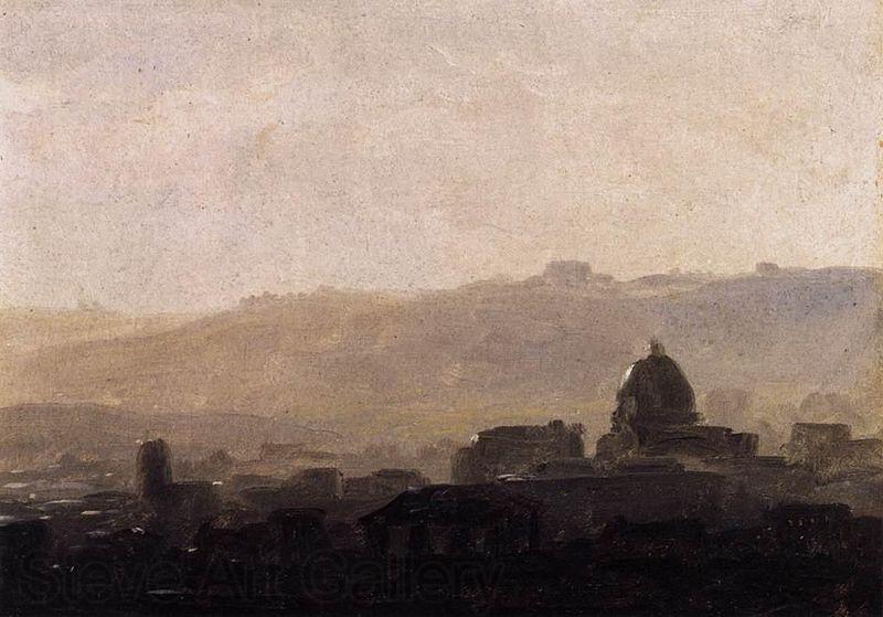 Pierre-Henri de Valenciennes View of Rome in the Morning Germany oil painting art